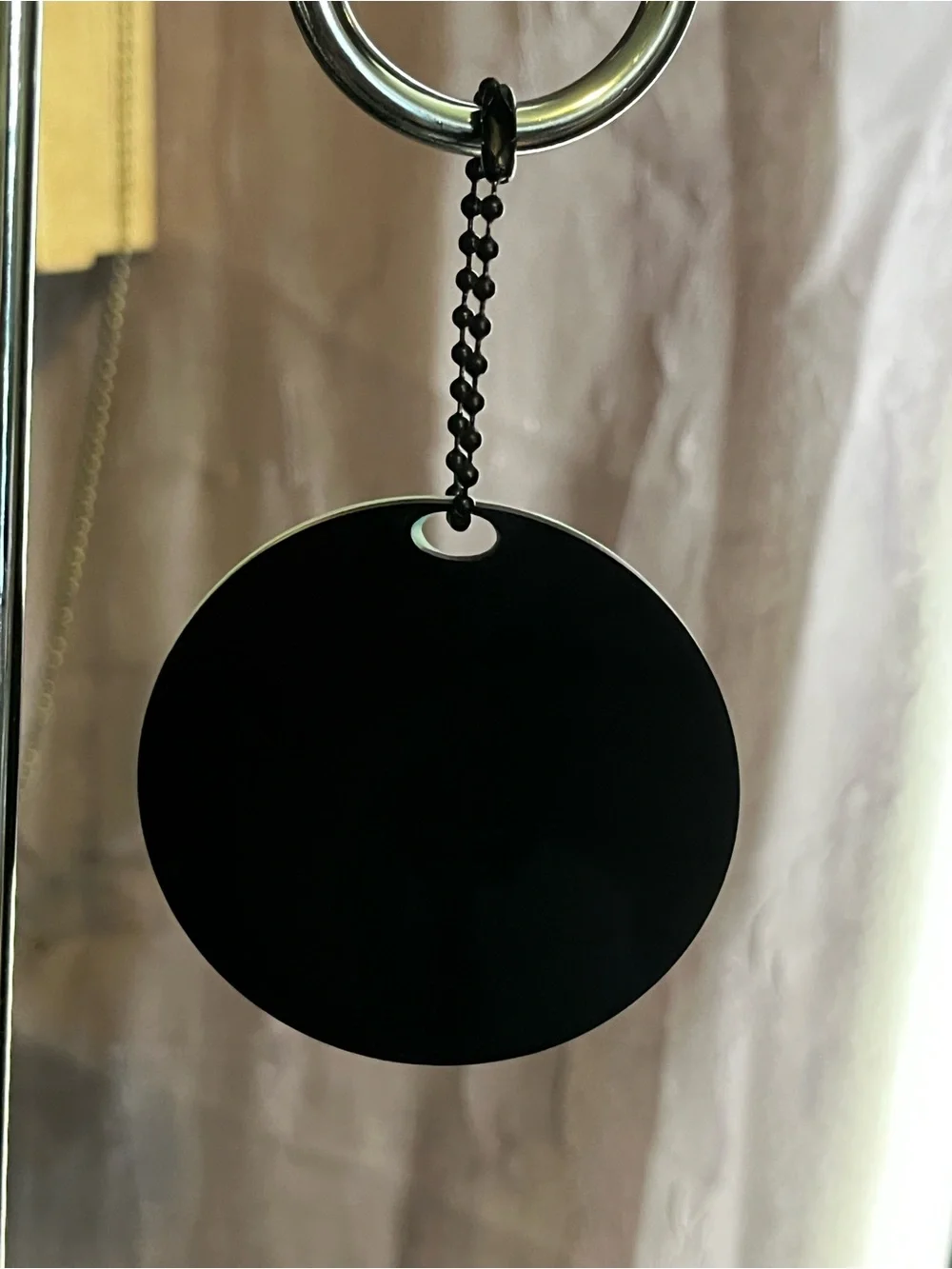 Custom Charm in Mint Green on Black Leopard